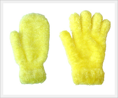 Eco-friendly Baby Bath Glove Made From Cor... Made in Korea